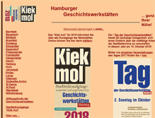 Tablet Screenshot of hamburger-geschichtswerkstaetten.de